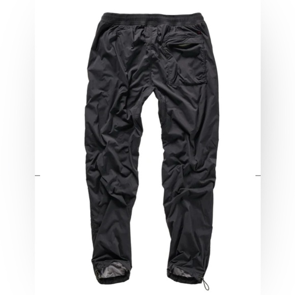 NWT Relwen Men's Off-Trail Wind Pant Black Fade Small Relaxed Breathable Nylon - Picture 2 of 12